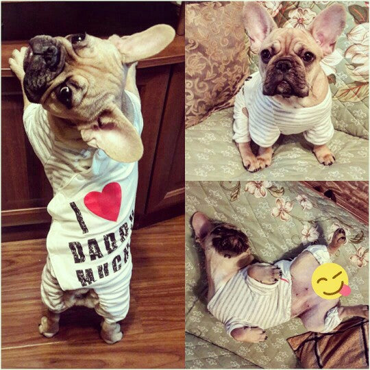 I Heart Mummy and Daddy Pet Pajama