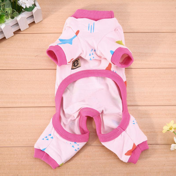 Pink and Blue Button Pajamas